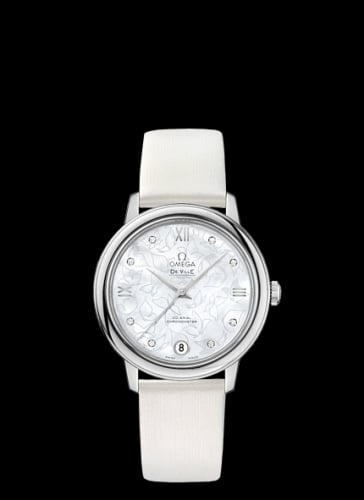 Omega De Ville Prestige Co-Axial 32.7 Stainless Steel / MOP Butterfly