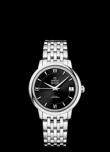 Omega De Ville Prestige Co-Axial 32.7 Stainless Steel / Black / Bracelet
