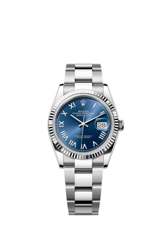 Rolex Datejust 36 Stainless Steel - Fluted / Blue Roman / Oyster