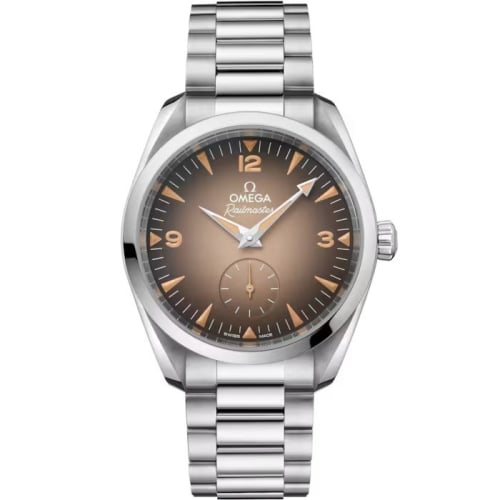 Omega Railmaster Omega Co-Axial Master Chronometer Small Seconds 38 Stainless Steel / Beige Gradient / Bracelet