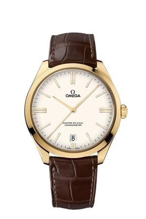 Omega De Ville Trésor Master Co-Axial Yellow Gold / Ivory Enamel Diamond