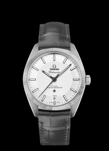 Omega Globemaster Stainless Steel / Silver / Leather