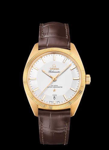 Omega Globemaster Yellow Gold / Silver / Leather