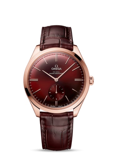 Omega De Ville Trésor Master Chronometer Small Seconds Sedna Gold / Red