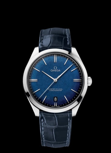 Omega De Ville Trésor White Gold / Blue Enamel