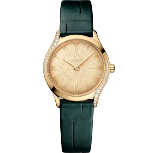 Omega Mini Trésor Quartz 26 Moonshine Gold - Diamond / Moonshine Gold