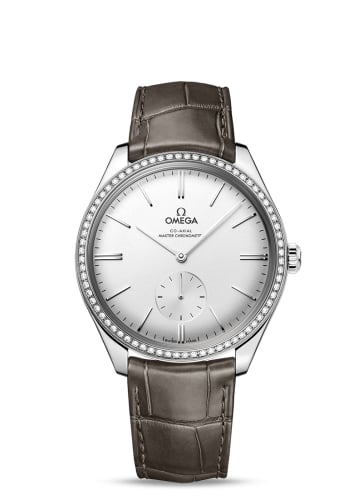 Omega De Ville Trésor Master Chronometer Small Seconds Stainless Steel / Diamond / Silver