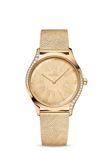 Omega De Ville Trésor 36 Moonshine Gold / Moonshine Silk / Mesh