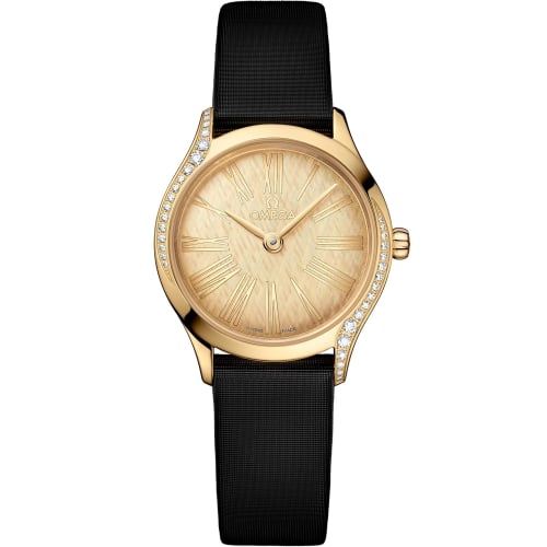 Omega Mini Trésor Quartz 26 Moonshine Gold - Diamond / Moonshine Gold