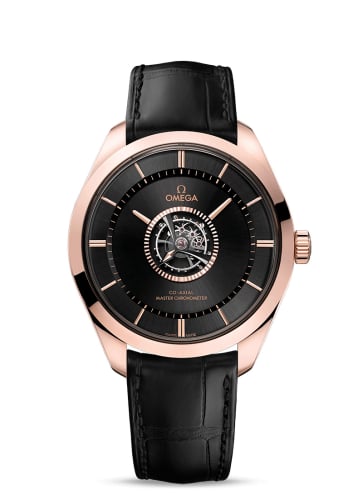 Omega De Ville Trésor Tourbillon Sedna Gold / Black