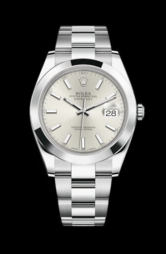 Rolex Datejust 41 Stainless Steel Smooth / Oyster / Silver