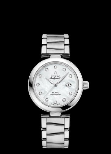 Omega LadyMatic Co-Axial 34 Stainless Steel / MOP / Bracelet