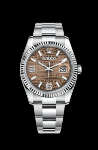 Rolex Datejust 36 Stainless Steel Fluted / Oyster / Bronze Wave
