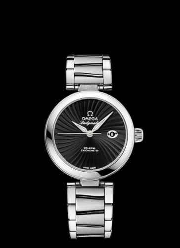 Omega LadyMatic Co-Axial 34 Stainless Steel / Black / Bracelet
