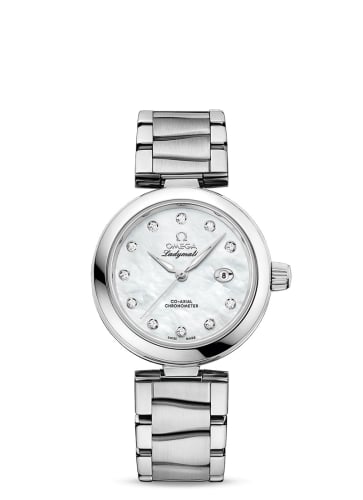 Omega LadyMatic Co-Axial 34 Stainless Steel / MOP / Bracelet