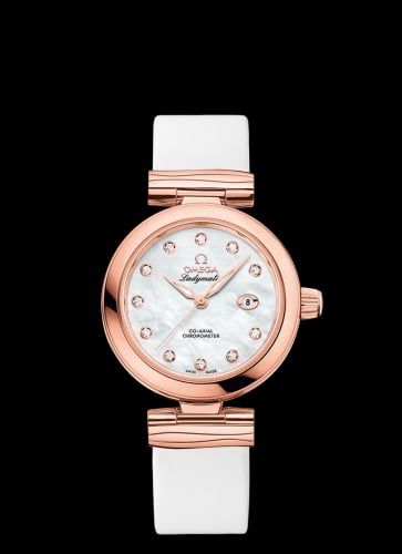Omega LadyMatic Co-Axial 34 Sedna Gold / MOP
