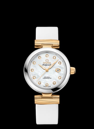 Omega LadyMatic Co-Axial 34 Stainless Steel / Yellow Gold / MOP