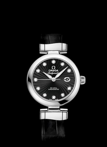 Omega LadyMatic Co-Axial 34 Stainless Steel / Black