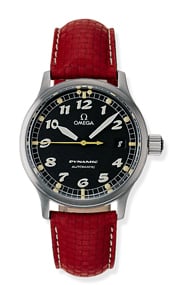 Omega Dynamic III Date Stainless Steel / Black / Red Coramide