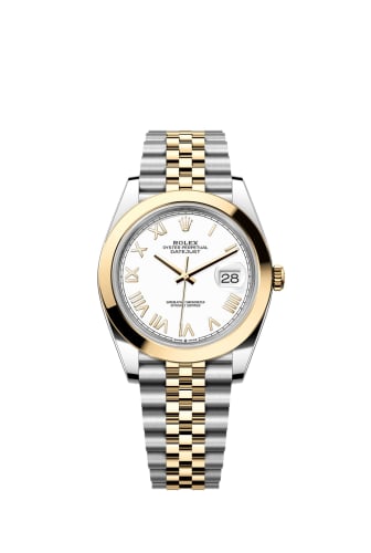 Rolex Datejust 41 Stainless Steel - Yellow Gold - Smooth / White Roman / Jubilee