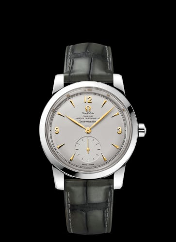 Omega Seamaster 1948 Small Seconds Platinum / Silver / Alligator