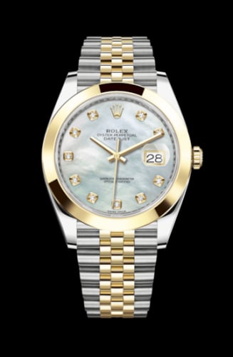Rolex Datejust 41 Rolesor Yellow Smooth / Jubilee / MOP