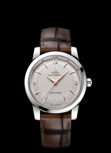 Omega Seamaster 1948 Central Seconds Platinum / Silver / Alligator