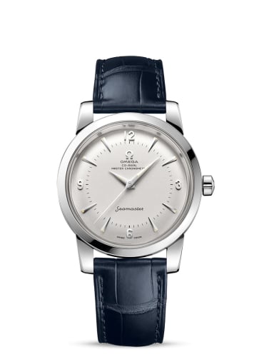 Omega Seamaster 1948 Central Seconds Stainless Steel / Silver / Leather