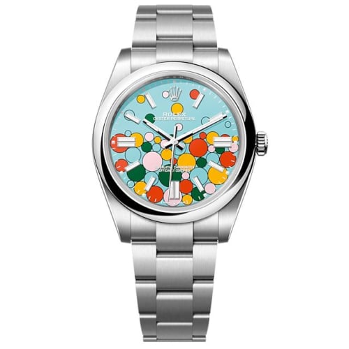 Rolex Oyster Perpetual 41 Stainless Steel / Turquoise Celebration