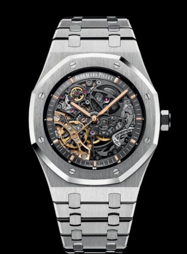 Audemars Piguet Royal Oak 41 Double Balance Wheel Openworked Stainless Steel