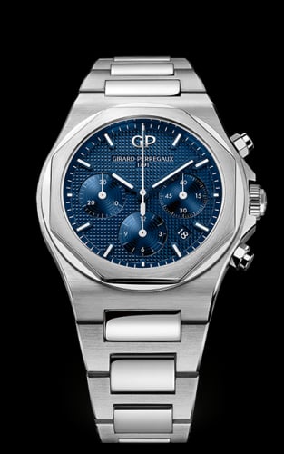 Girard-Perregaux Laureato 42 Chronograph Stainless Steel / Blue / Bracelet