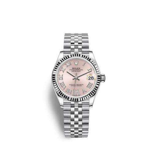 Rolex Datejust 31 Stainless Steel Fluted / Jubilee / Pink - Roman