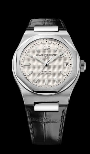 Girard-Perregaux Laureato 42 Automatic Stainless Steel / Silver / Alligator