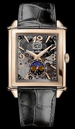 Girard-Perregaux Vintage 1945 XXL Large Date and Moonphases Pink Gold / Grey Sapphire