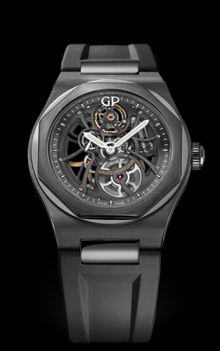 Girard-Perregaux Laureato 42 Automatic Skeleton Ceramic / Rubber