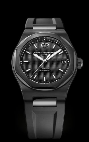 Girard-Perregaux Laureato 42 Automatic Ceramic / Black / Rubber