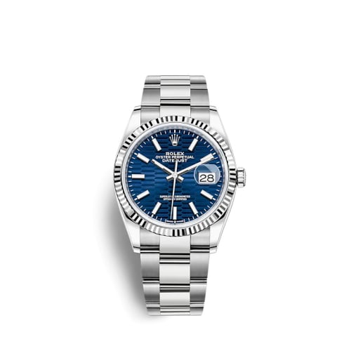 Rolex Datejust 36 Stainless Steel / Fluted / Blue - Fluted / Oyster