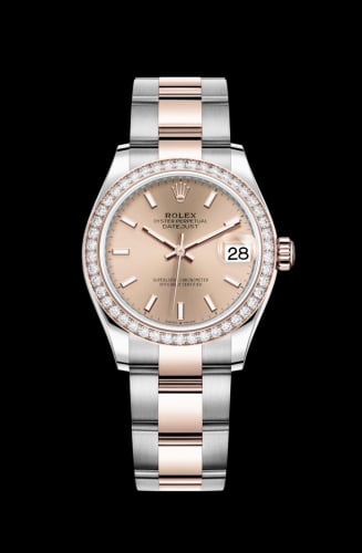 Rolex Datejust 31 Stainless Steel/ Rose Gold / Diamond / Rose / Oyster