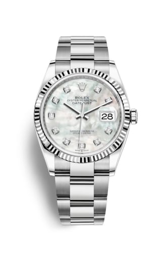 Rolex Datejust 36 Stainless Steel / Fluted / MOP-Diamond / Oyster
