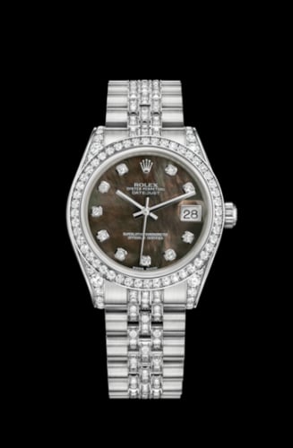Rolex Datejust 31 White Gold Diamond / Jubilee Diamond / Black MOP