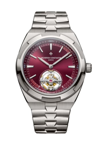 Vacheron Constantin Overseas Tourbillon Titanium / Red