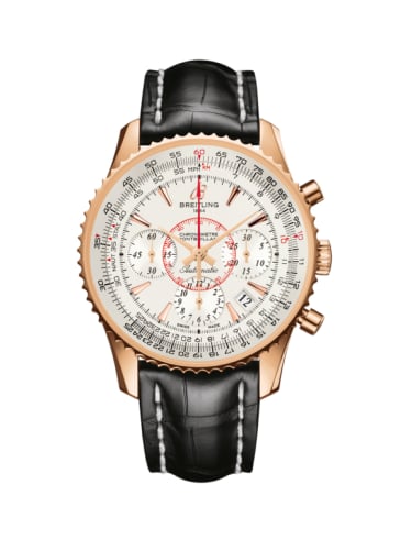 Breitling Montbrillant 01 Red Gold / Mercury Silver / Croco
