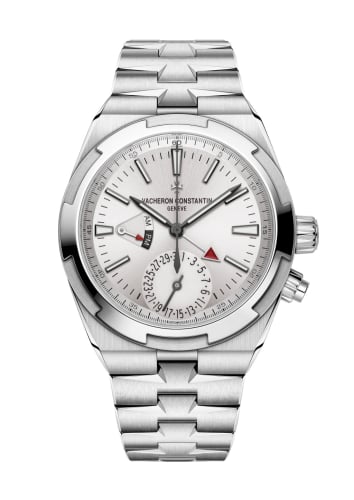 Vacheron Constantin Overseas Dual Time Stainless Steel / Silver