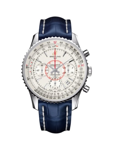Breitling Montbrillant 01 Stainless Steel / Mercury Silver / Croco