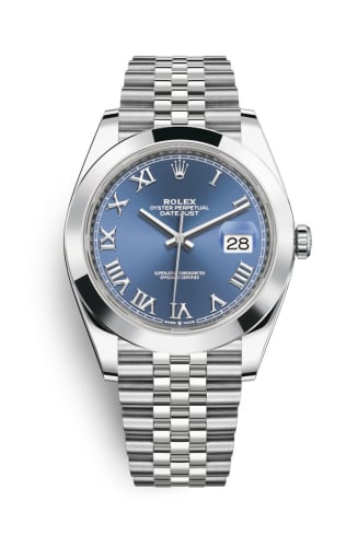 Rolex Datejust 41 Stainless Steel Smooth / Jubilee / Blue Roman