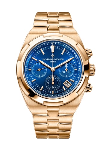 Vacheron Constantin Overseas Chronograph Pink Gold / Blue