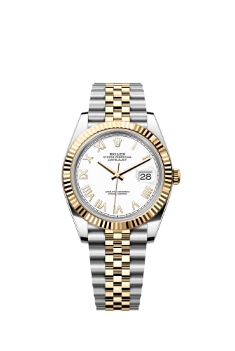 Rolex Datejust 41 Stainless Steel - Yellow Gold - Fluted / White Roman / Jubilee