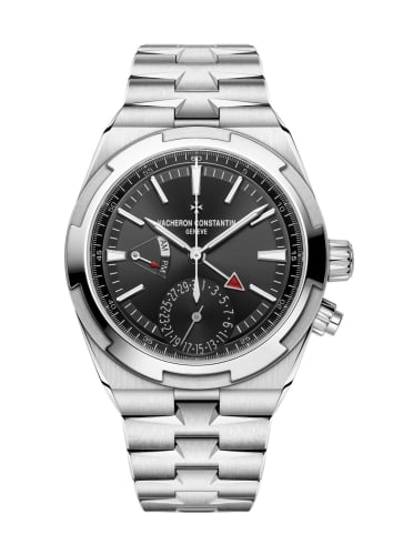 Vacheron Constantin Overseas Dual Time Stainless Steel / Black