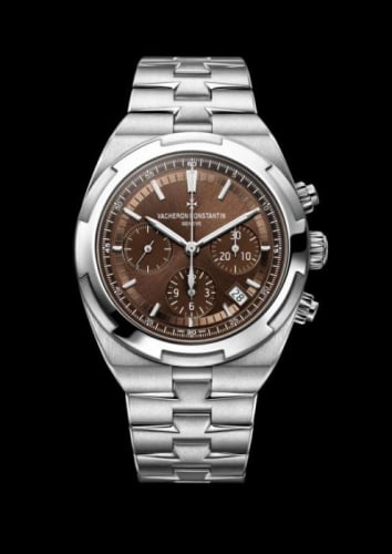 Vacheron Constantin Overseas Chronograph Stainless Steel / Brown