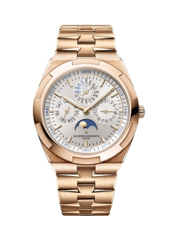 Vacheron Constantin Overseas Ultra-Thin Perpetual Calendar Pink Gold / Silver / Bracelet